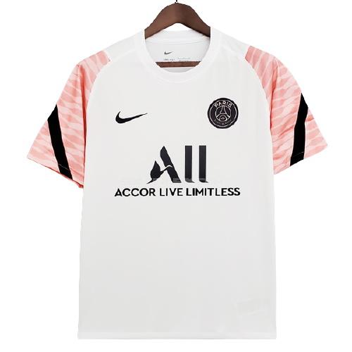 パリ サンジェルマン 2021-22 白い ピンク プラクティスシャツ