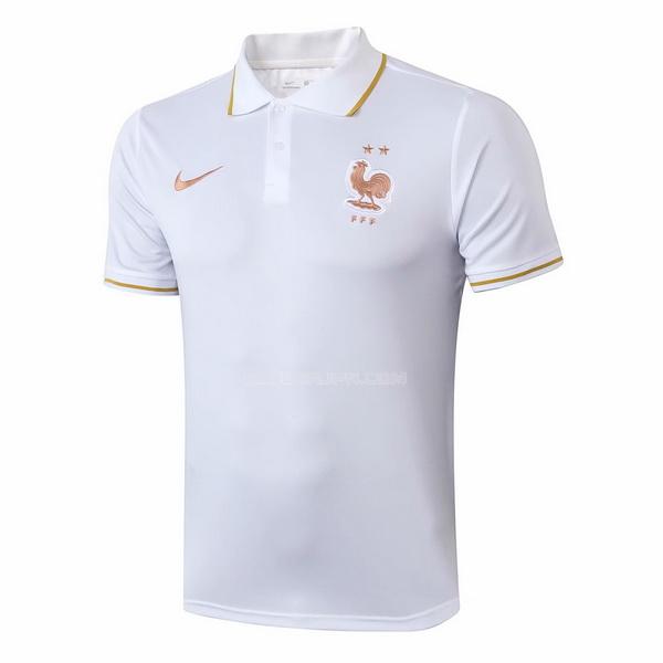 フランス 2020-2021 白い ポロシャツ