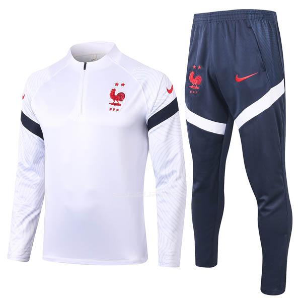 フランス 2020-21 白い サッカー スウェットシャツ