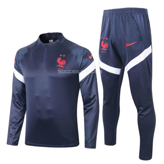 フランス 2020-21 紺 サッカー スウェットシャツ