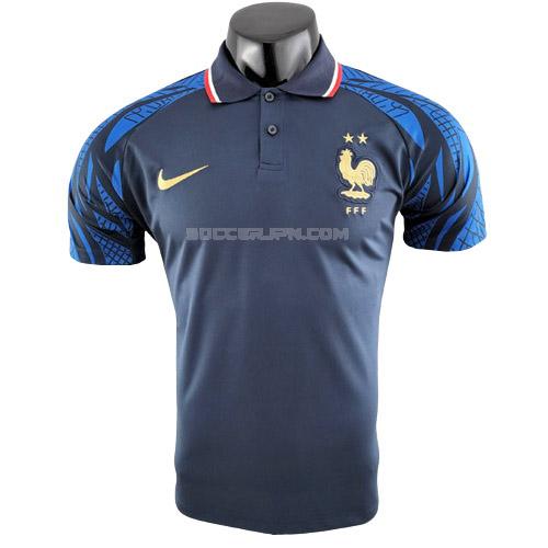 フランス 2022 紺 ポロシャツ