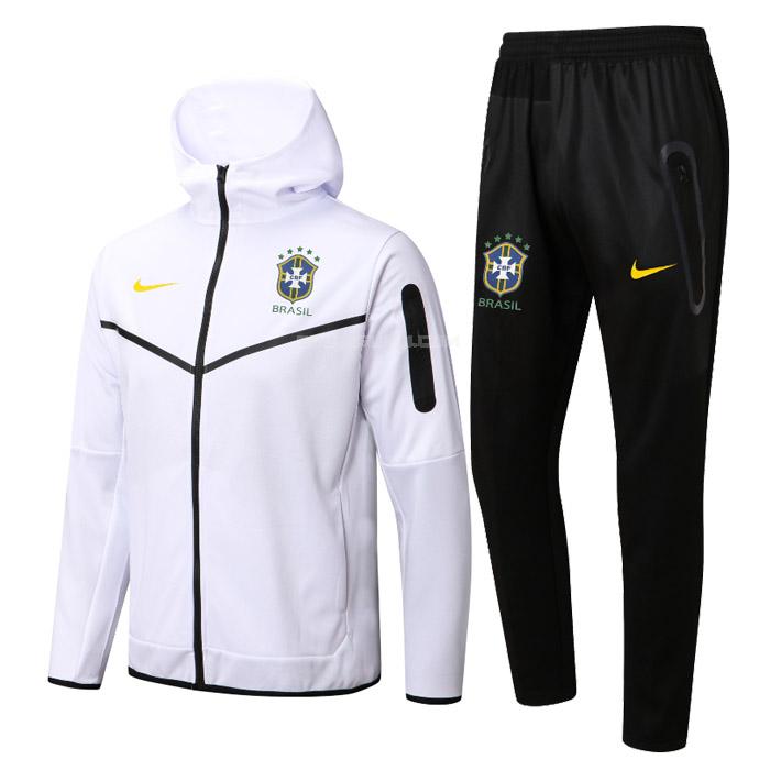 ブラジル 2022-23 22125a1 白い フード付きジャケット