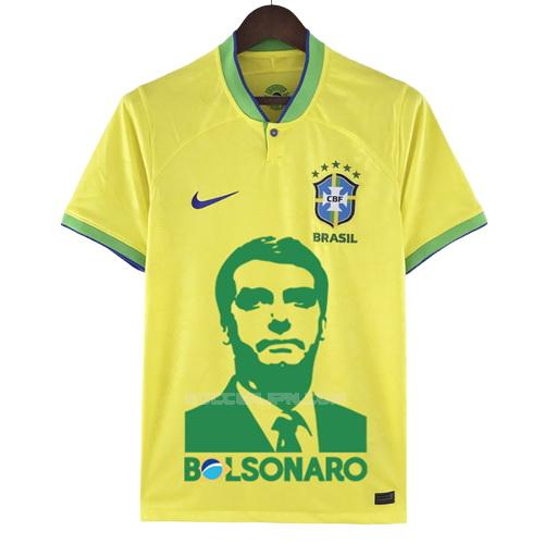 ブラジル 2022 bolsonaro ホーム ユニフォーム