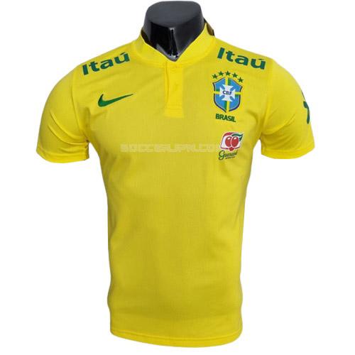 ブラジル 2022 ln 黄 ポロシャツ