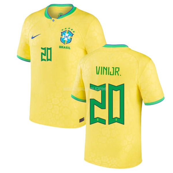ブラジル 2022 vinicius jr ワールドカップ ホーム ユニフォーム