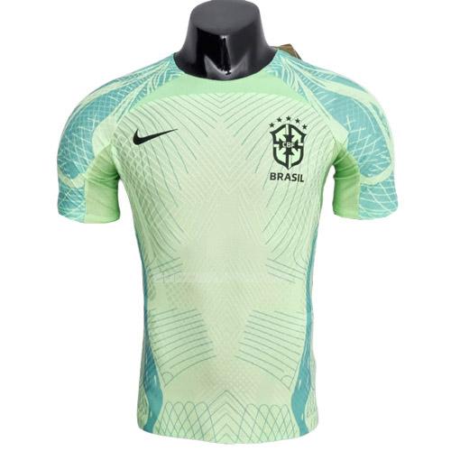 ブラジル 2022 プレイヤー版 緑 プラクティスシャツ