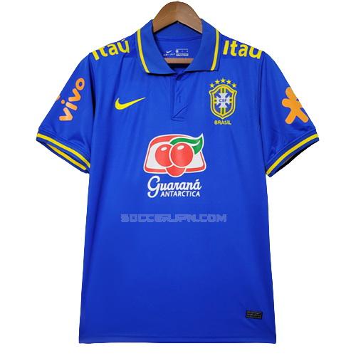 ブラジル 2022 青い ポロシャツ