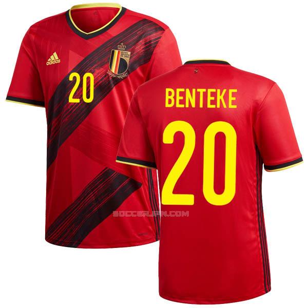 ベルギー 2020-2021 benteke ホーム レプリカ ユニフォーム