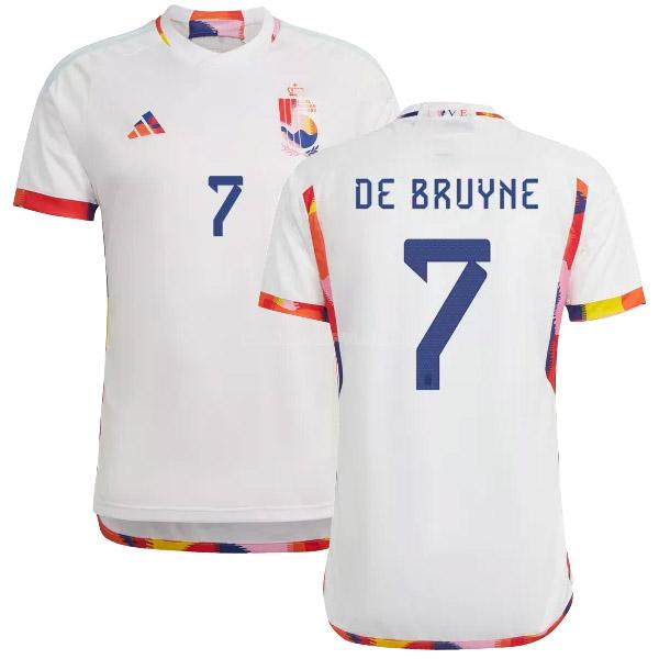 ベルギー 2022 de bruyne アウェイ ユニフォーム