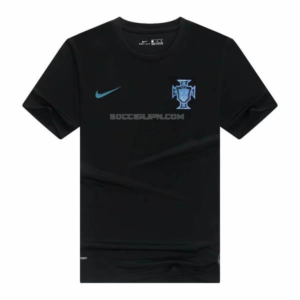 ポルトガル 2020-21 ブラック レプリカ tシャツ