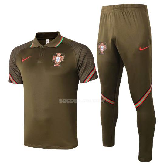 ポルトガル 2020-21 褐色 ポロシャツセット