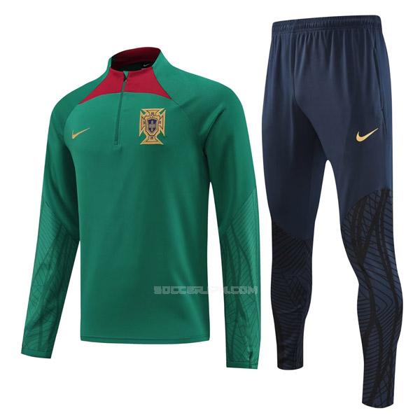 ポルトガル 2022-23 22117a1 緑 サッカー スウェットシャツ