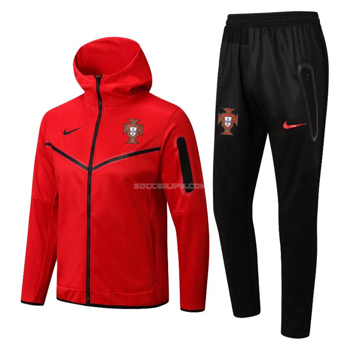 ポルトガル 2022-23 22125a1 赤 フード付きジャケット