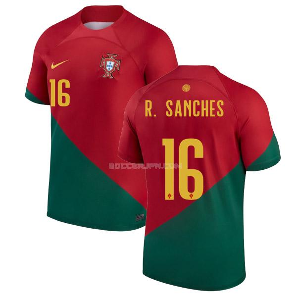 ポルトガル 2022 r. sanches ワールドカップ ホーム ユニフォーム