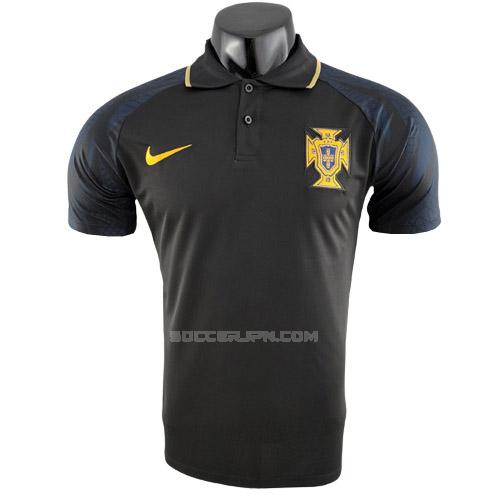 ポルトガル 2022 ブラック ポロシャツ
