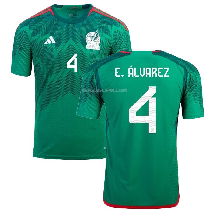 メキシコ 2022 e. alvarez ワールドカップ ホーム ユニフォーム
