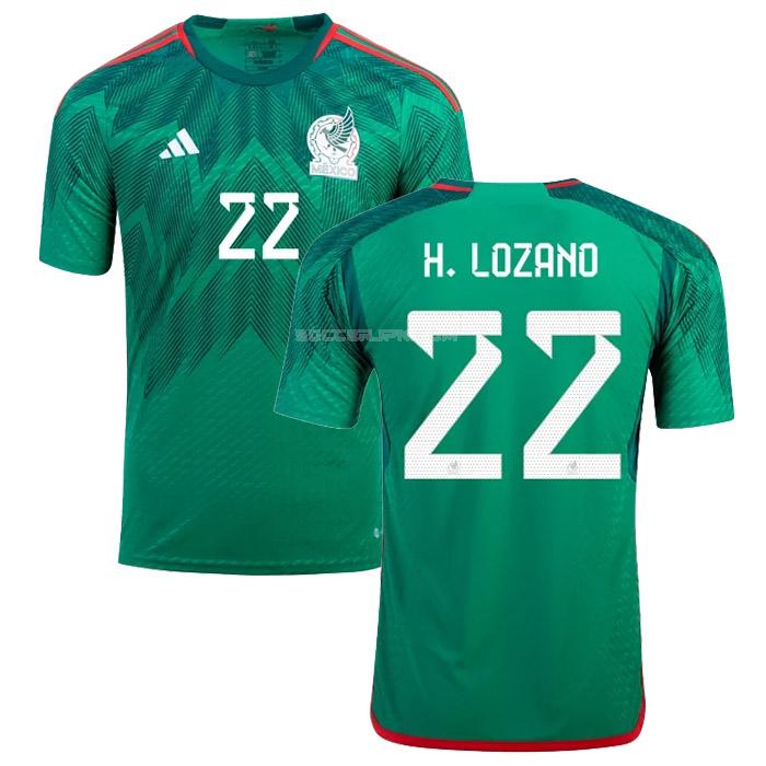 メキシコ 2022 h. lozano ワールドカップ ホーム ユニフォーム