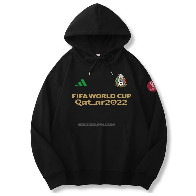 メキシコ 2022 ワールドカップ 221125a1 ブラック パーカー