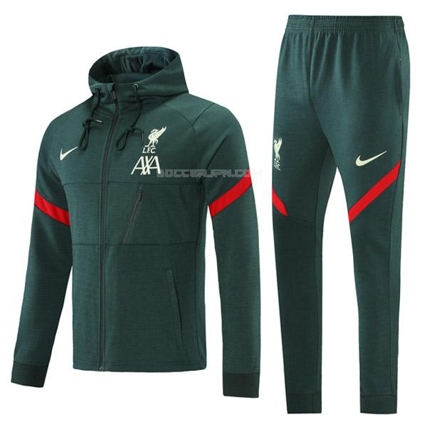 リヴァプール 2021-22 08g62 緑 フード付きジャケット