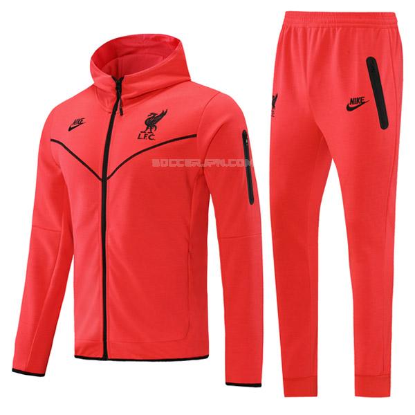 リヴァプール 2021-22 赤 フード付きジャケット