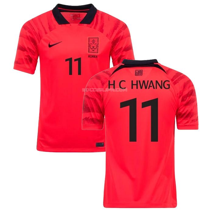 韓国 2022 h c hwang ワールドカップ ホーム ユニフォーム